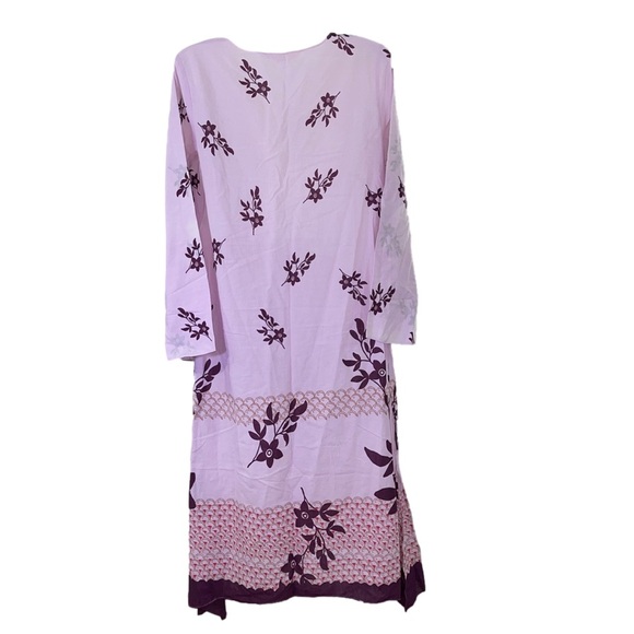 Victoria’s Secret tunic dress floral purples medium - Picture 2 of 5